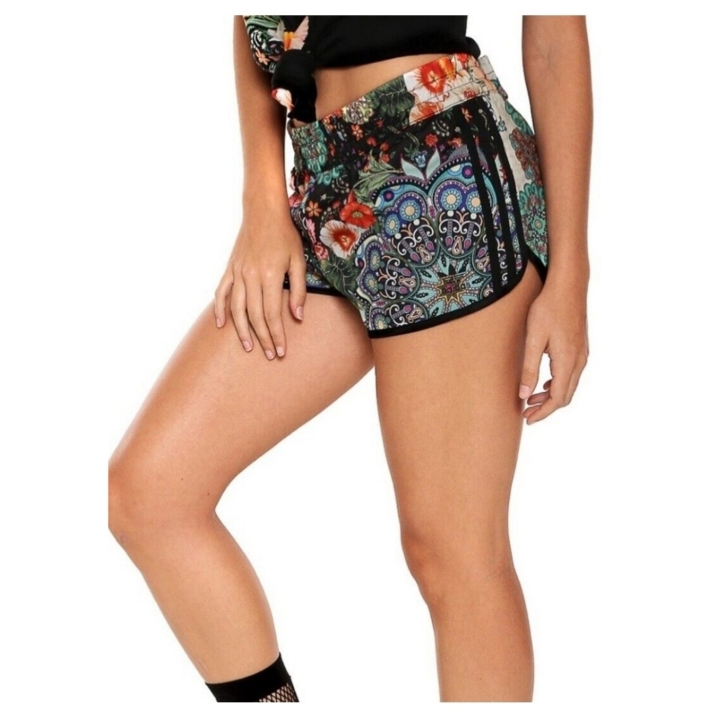 Adidas Originals X Farm Rio Jardim Agharta Shorts Size Small - Picture 7 of 8